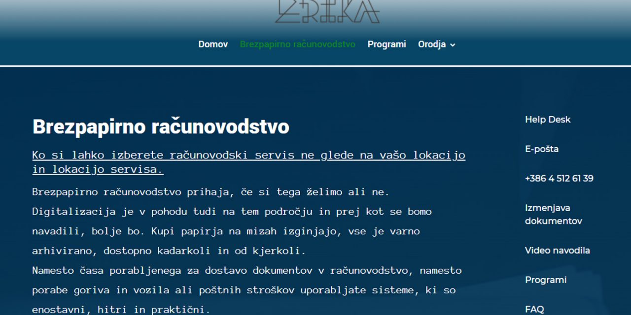 Računovodski servis Erika – Škofja Loka