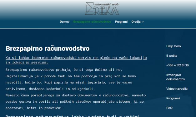 Računovodski servis Erika – Škofja Loka